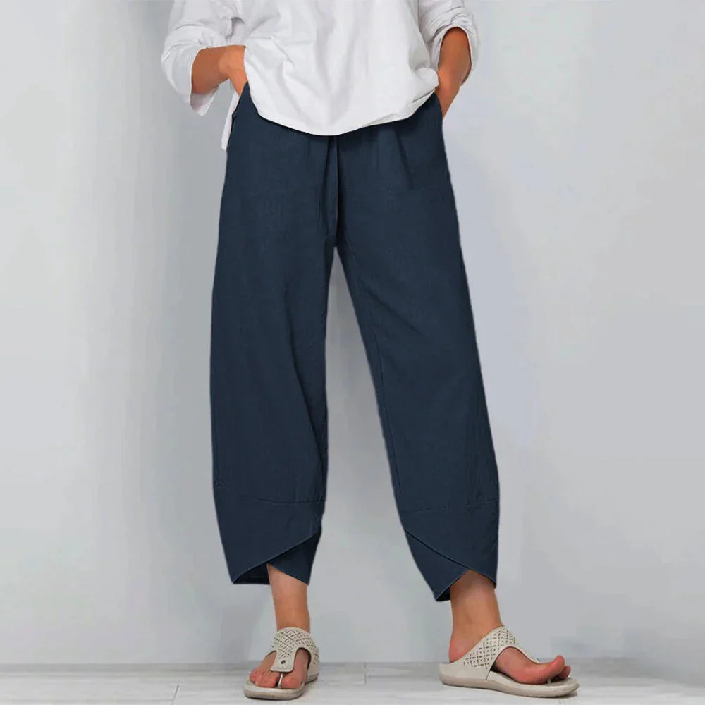 Pantalones de pierna ancha